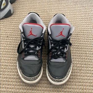 Air Jordan 3 black cement size 12